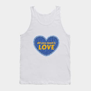 Jean Heart. Todo lo que necesitas es amor Tank Top